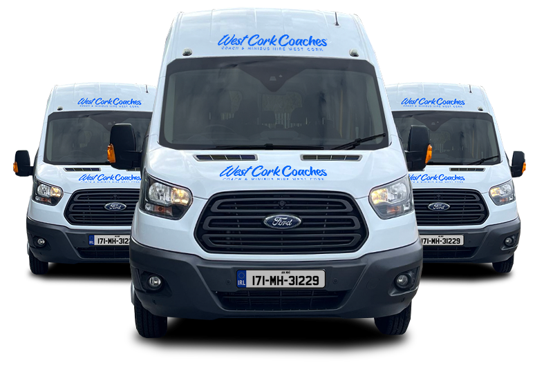 Hire multiple mini bus in West Cork